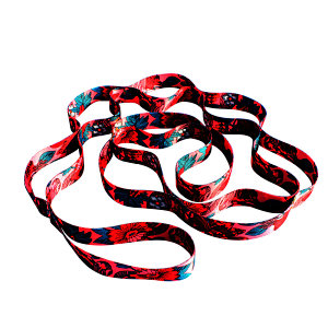 Yoga strap for stretching